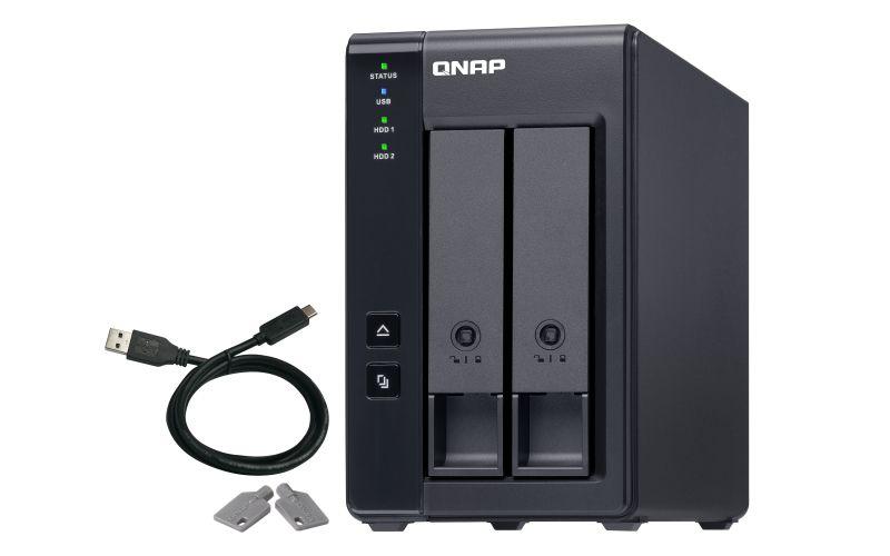 Caixa Externa RAID QNAP TR-002 (2,5/3,5" - Serial ATA II, Serial ATA III - Preto)