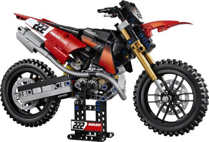 LEGO 42238 Technic Mota Ducati Desmo450 MX Factory (10+ anos - 457 peças) — miniatura 2