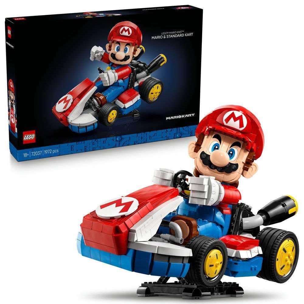 LEGO 72037 Super Mario Mario Kart™: Mario e Kart Padrão (18+ anos - 1972 peças), miniatura 3