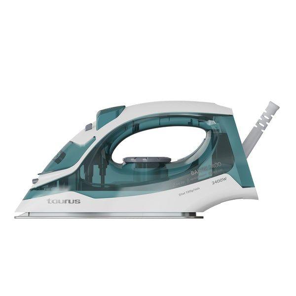 Ferro de Engomar a Vapor TAURUS BALTIC 2400 (2400 W - 0,25 l - Teflon - Verde e Branco)