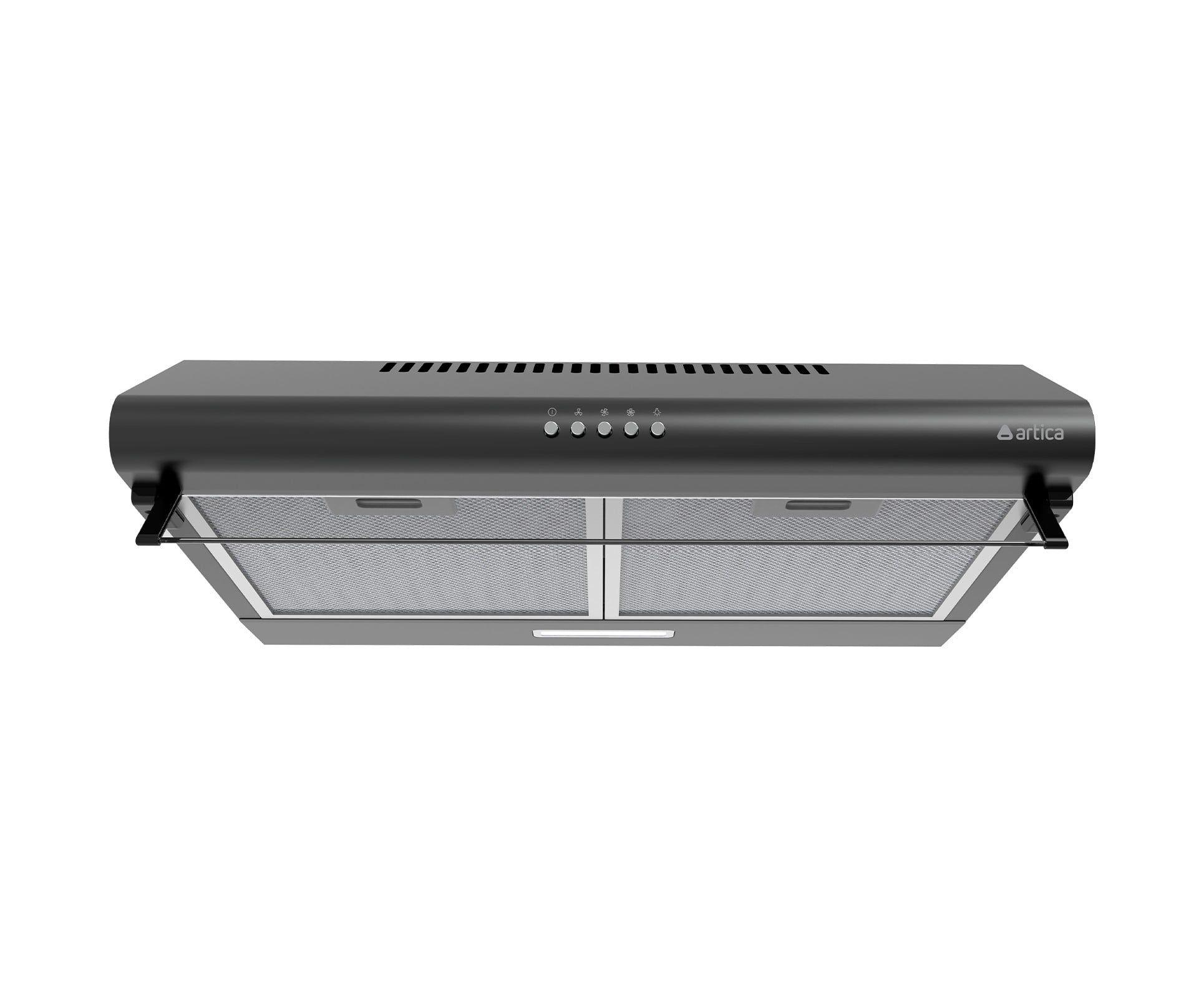 Exaustor ARTICA APURE60CN (60 cm - 50 cm - Preto)