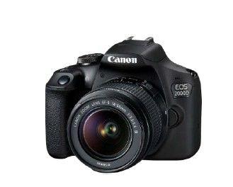 Câmara SLR CANON EOS 2000D BK 18-55 IS II EU26 Kit (3" - 920 000 pixels - Preto) — miniatura 2