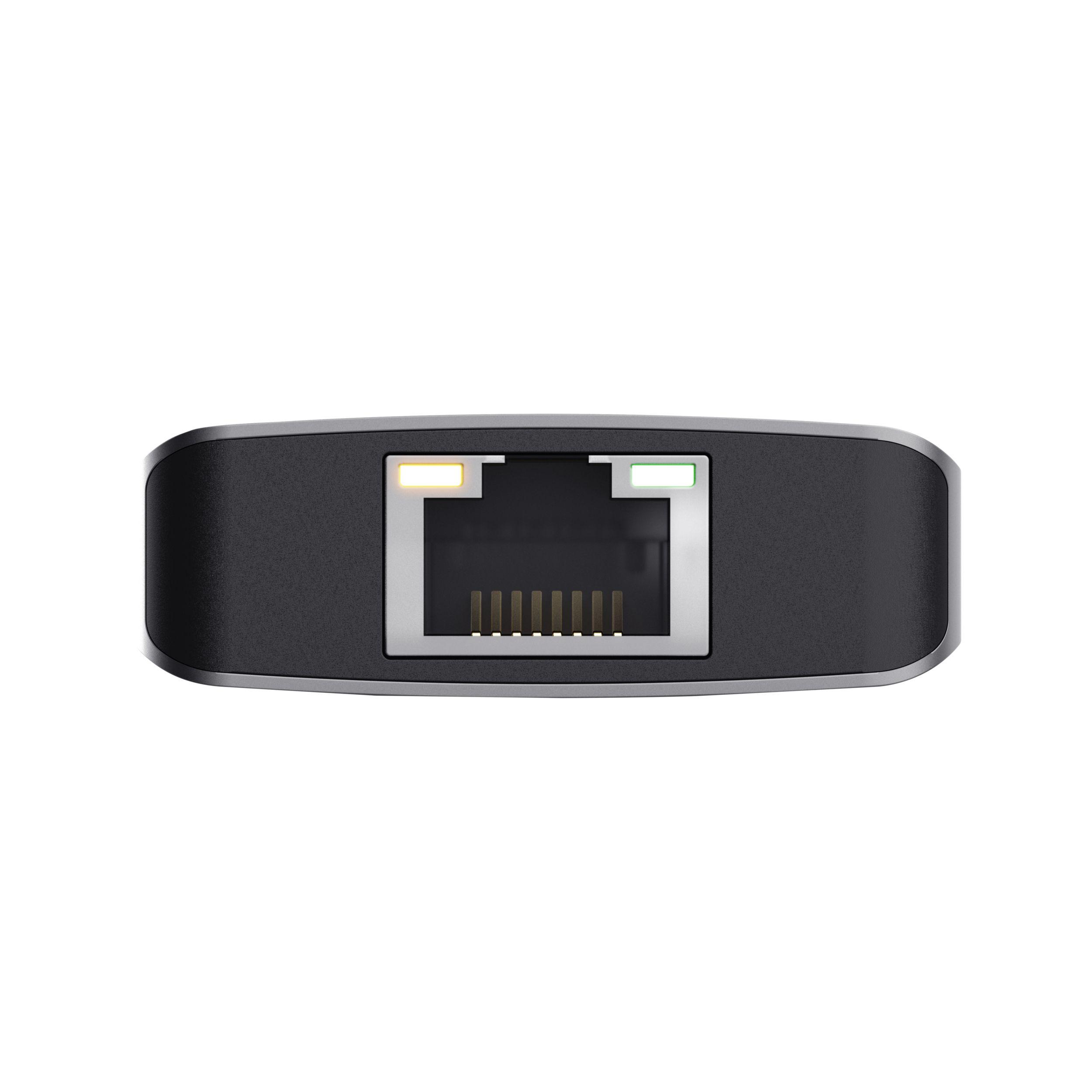 Adaptador Multiportas TRUST Dalyx 24968 (0,2 m - USB Type-C - USB 2.0 - Prateado) — miniatura 5