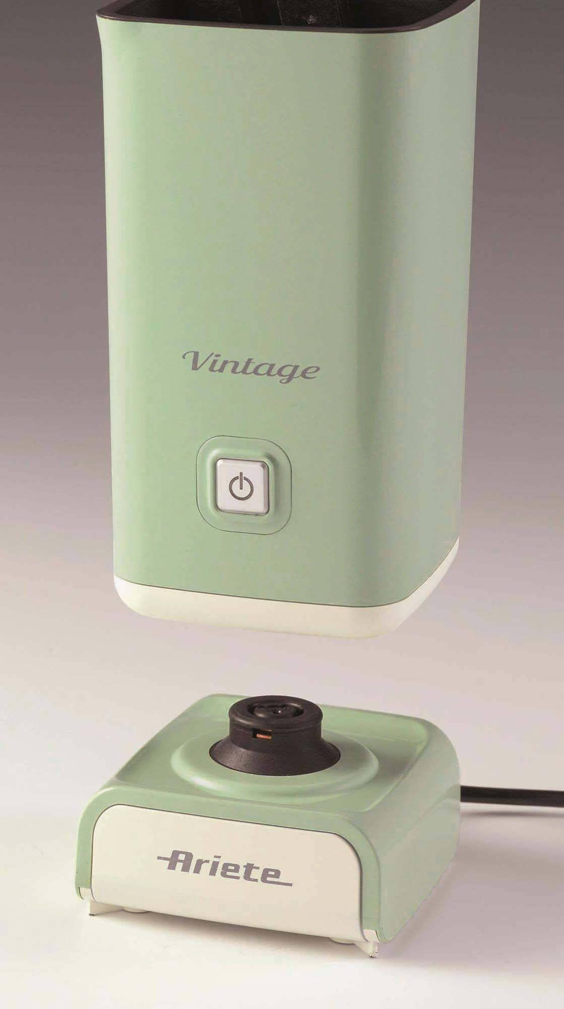 Espumador e Aquecedor de Leite Automático ARIETE Vintage 2878/04 (500 W - Quente e frio - Altura 22 cm - Verde) — miniatura 6