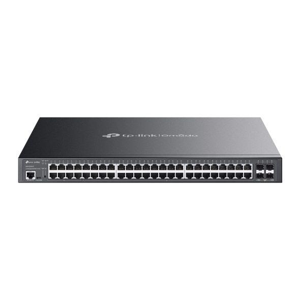 Switch TP-LINK Omada SG3452XMPP (Gigabit Ethernet - 12 MB - 176 Gbit/s - Preto)