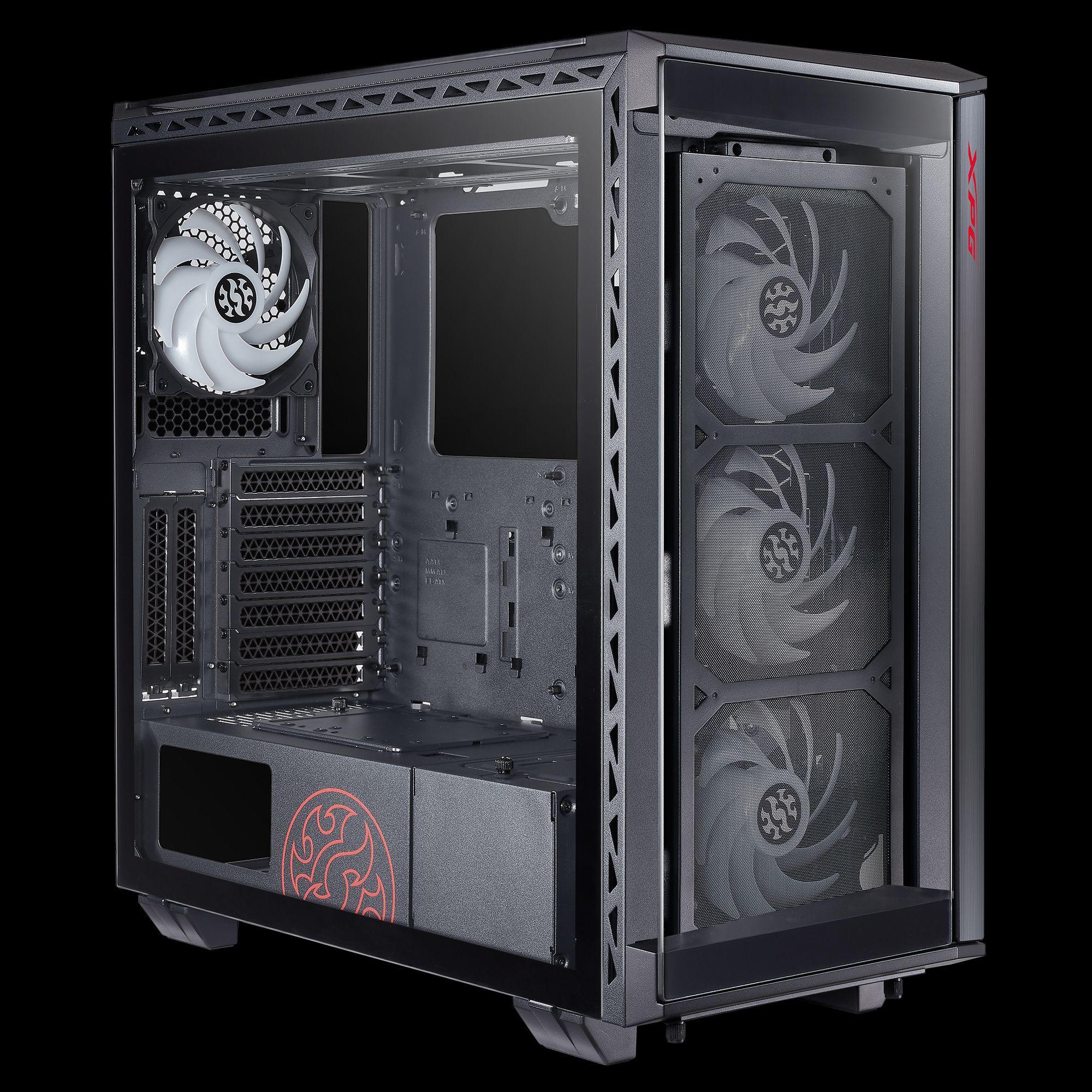 Caixa de Computador XPG BATTLECRUISER Midi Tower (Midi Tower - SPCC - 17 cm - Preto) — miniatura 6