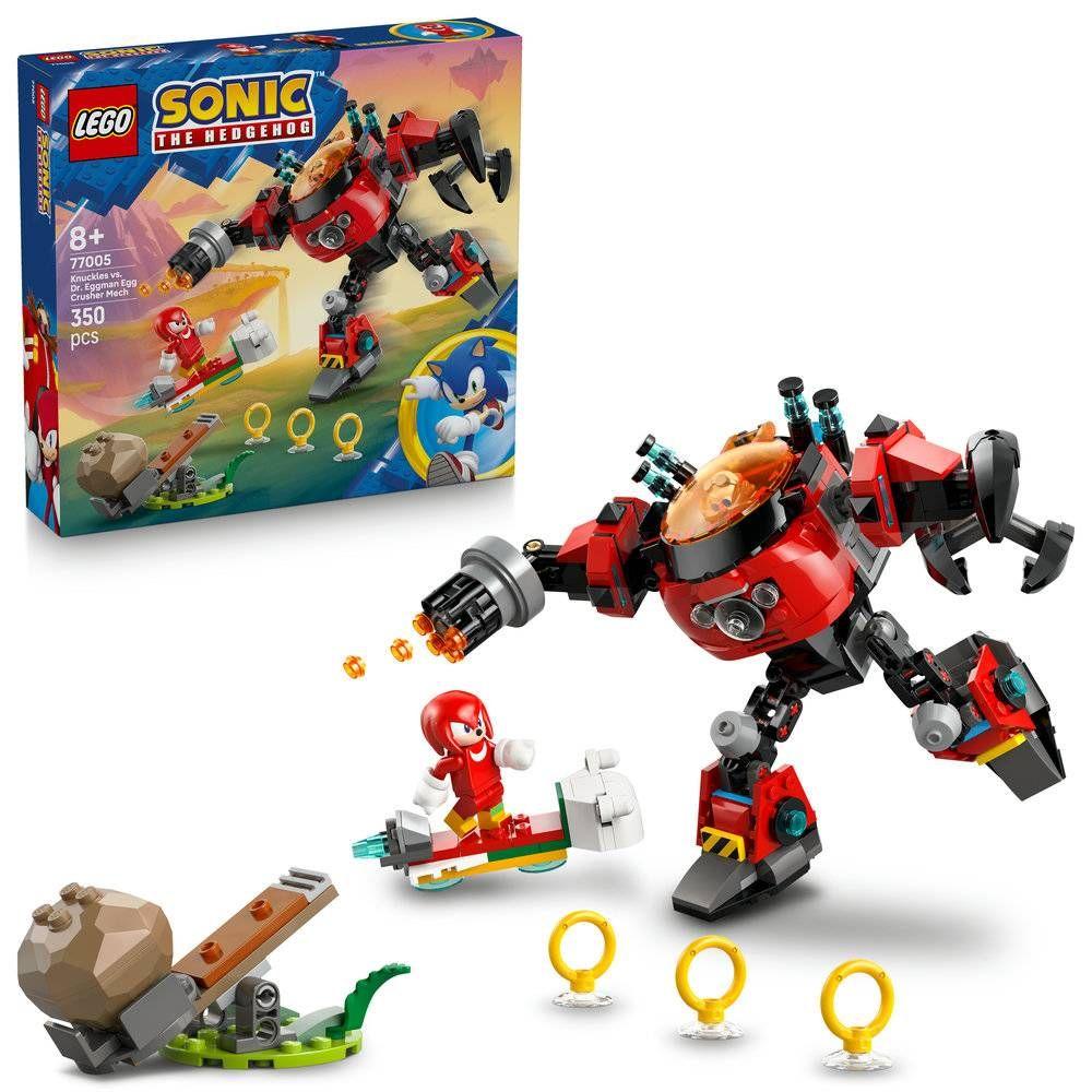 LEGO 77005 Sonic the Hedgehog Knuckles contra Robô Egg Crusher do Dr. Eggman (8+ anos - 350 peças) — miniatura 3