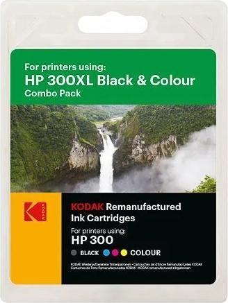 Pack de Tinteiros KODAK 185H030023 (HP 300XL CN637EE - 2 Unidades)
