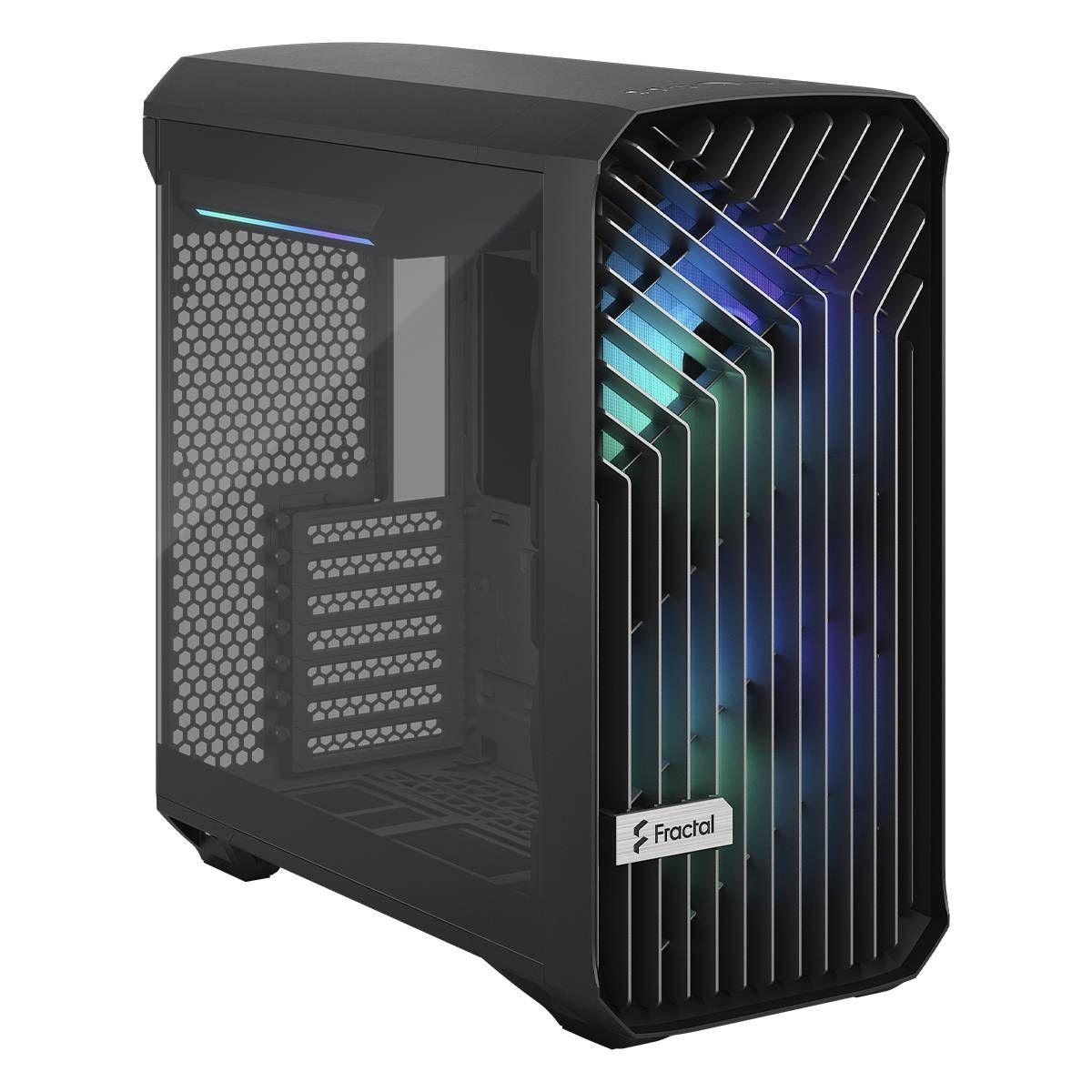 Caixa PC FRACTAL DESIGN Torrent Compact RGB TG Light Tint (Torre - Aço, vidro temperado - 17,4 cm - Preto) — miniatura 2