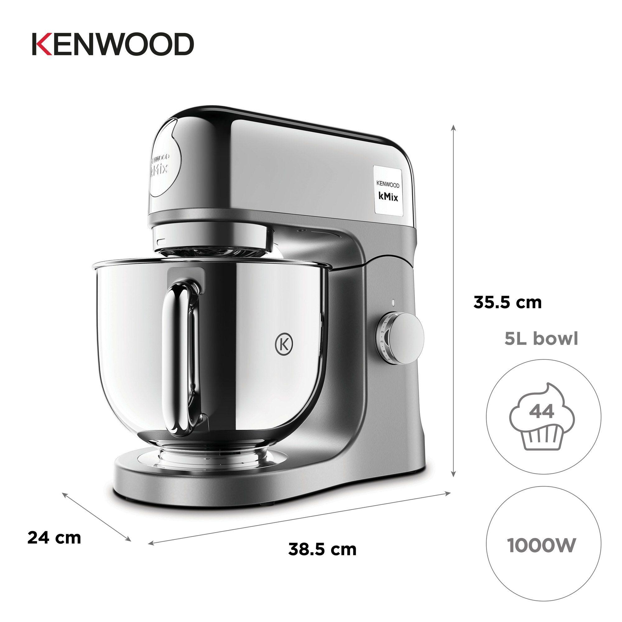Batedeira KENWOOD KMX760ACH (1000 W - 5 L - Altura 35,5 cm - Cromado/Cinzento), miniatura 2