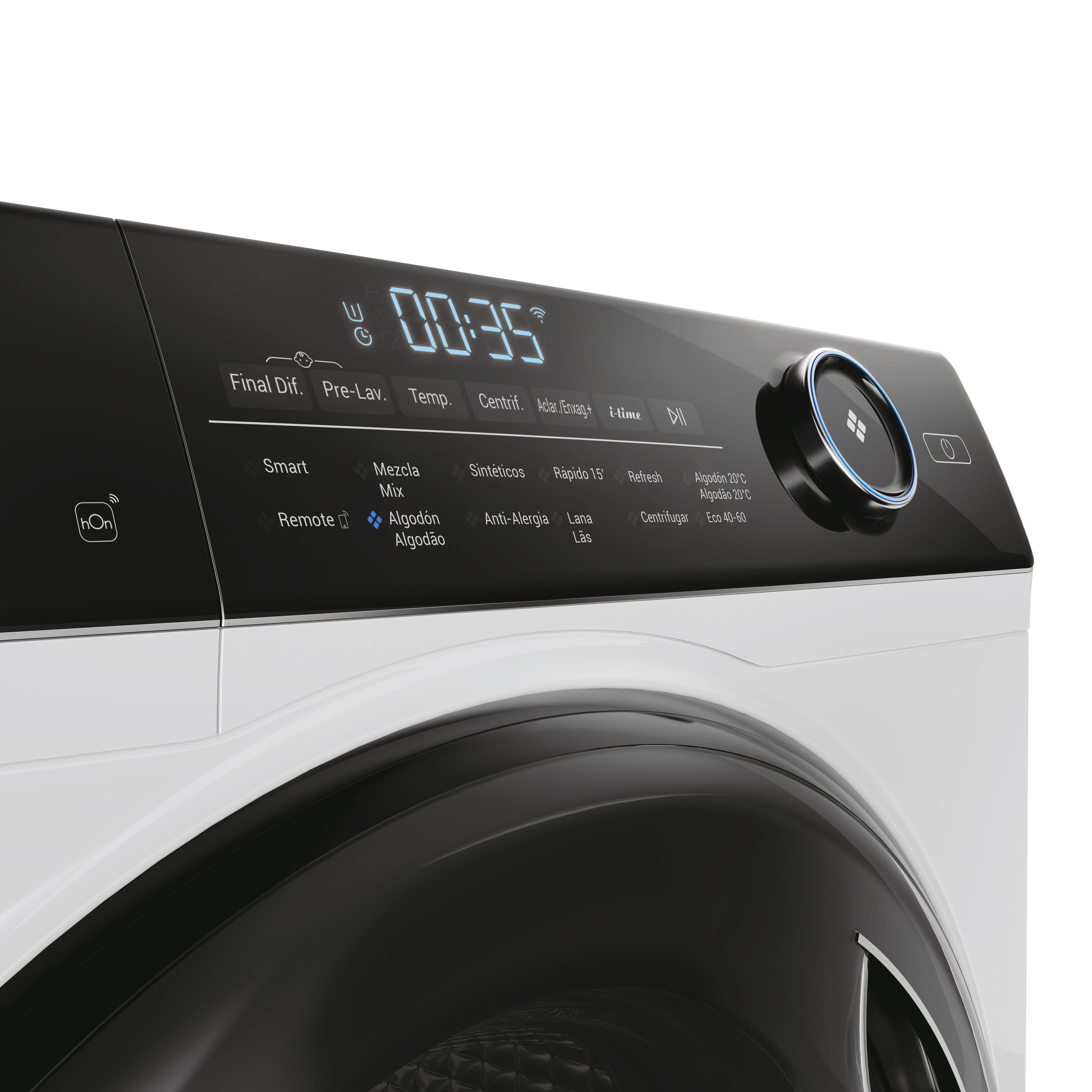 Máquina de Lavar Roupa Independente HAIER HW90-B14959EU1IB (1400 RPM - A - 48 l - Branco) — miniatura 5