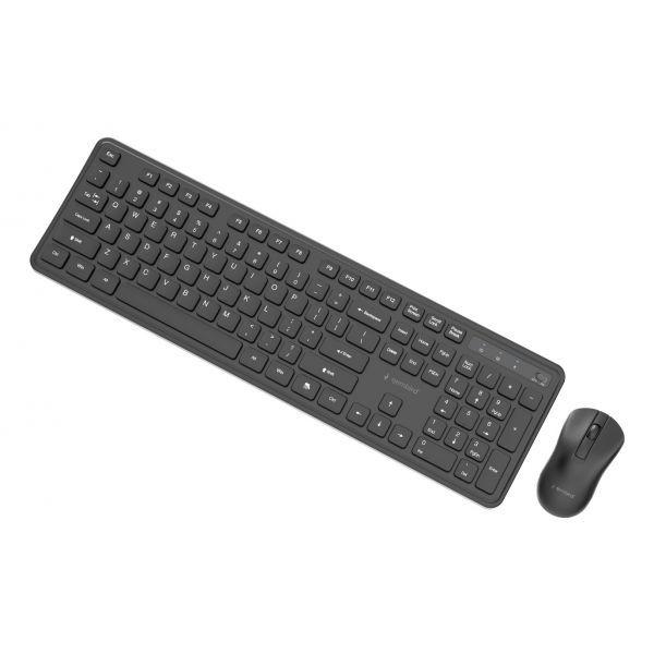 Teclado e Rato GEMBIRD KBS-WPS-01 (Estados Unidos - Tamanho completo - RF Wireless - Preto), miniatura 2