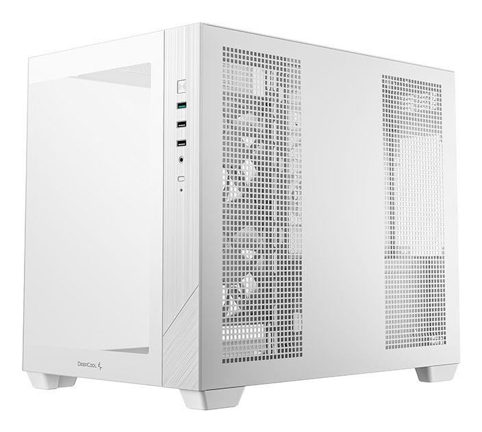 Caixa PC DEEPCOOL CG330 3F WH (Mini-ITX, Micro-ATX, BTF - Torre - ABS, SPCC, vidro temperado - Branco) — miniatura 8