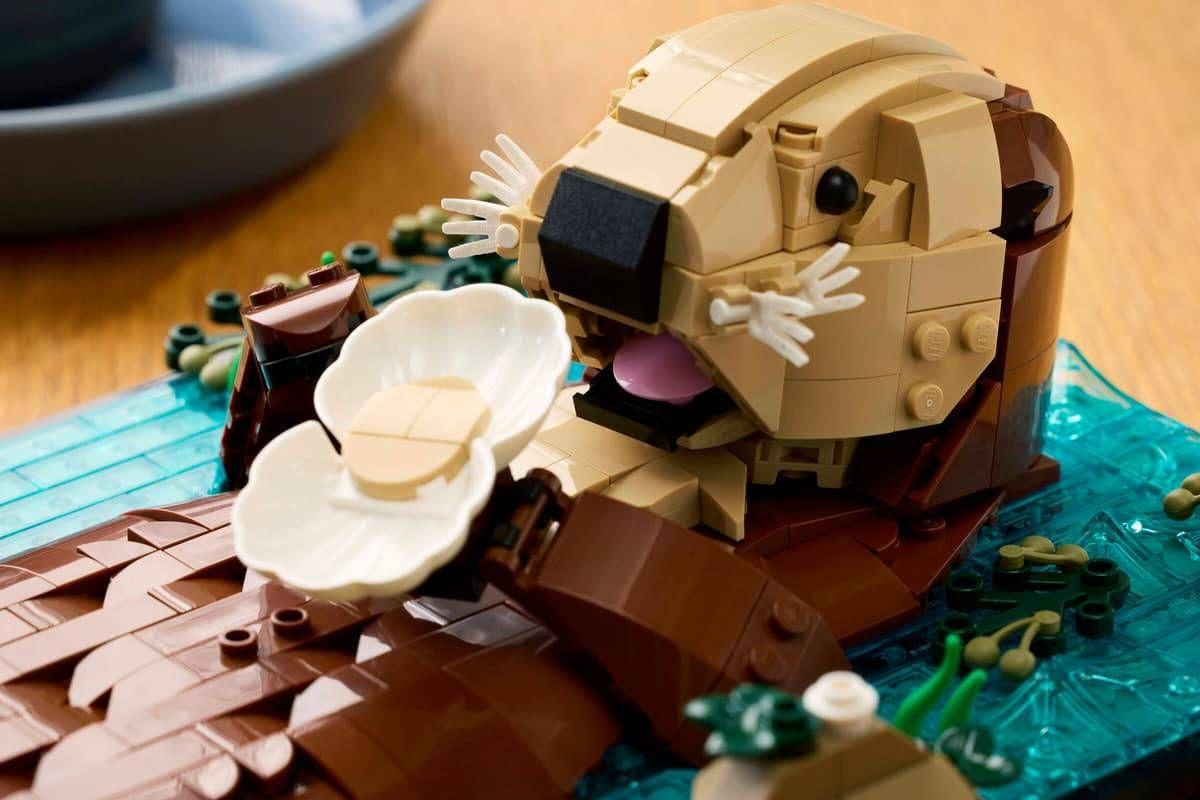 LEGO 21366 Ideas Lontras Marinhas Flutuantes (18+ anos - 1234 peças), miniatura 6