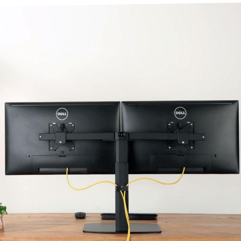 Suporte de Secretária para 2 Monitores EWENT EW1538 (13"-27" - Preto), miniatura 4