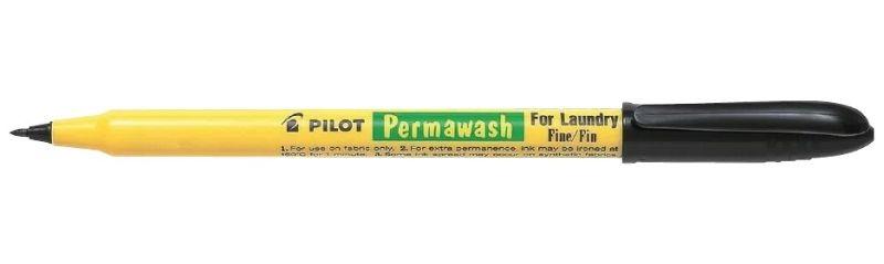Marcador Permanente para Têxtil PILOT Permawash (Preto)