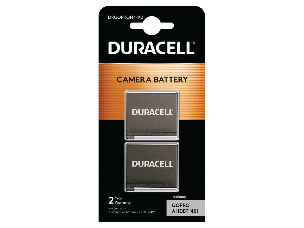 Bateria para Câmara DURACELL DRGOPROH4-X2 (Preto)