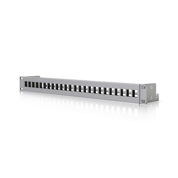 Painel de Patch Keystone Vazio UBIQUITI UACC-RACK-PANEL-PATCH-BLANK-24 (1 unidade - Cinzento) — miniatura 3