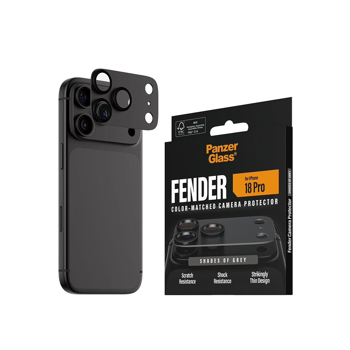 Protetor de Lentes de Câmara PANZERGLASS Fender Camera Lens Protector (Apple iPhone 18 Pro - Silicone - Transparente), miniatura 6
