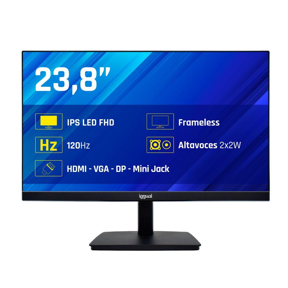 Monitor IGGUAL ML24SPC (23,8" - IPS - 120 Hz - Preto)