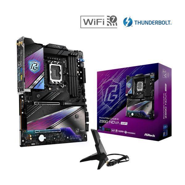 Motherboard ASROCK Phantom Gaming Z890 Nova WiFi (LGA 1851 - Intel Core Ultra Série 2 - ATX - Preto), miniatura 5