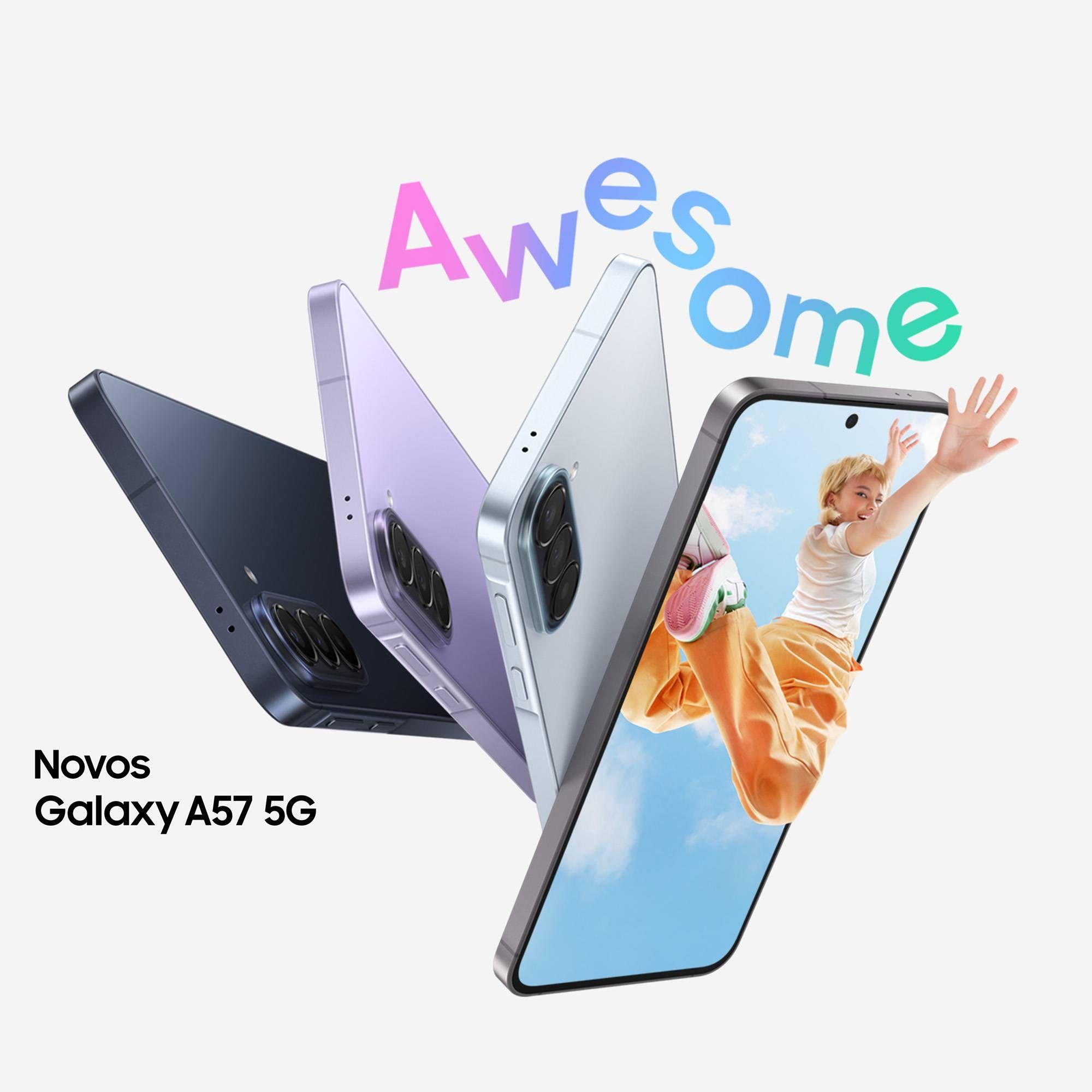Smartphone SAMSUNG Galaxy A57 5G (12GB/512GB - 6,7" - Cinzento), miniatura 3