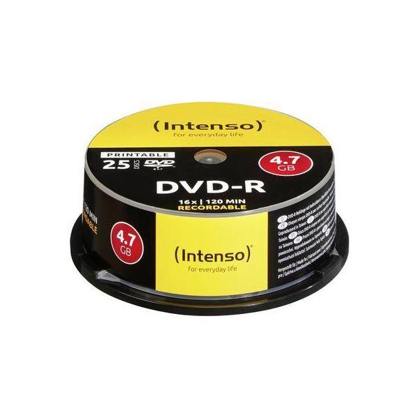 Pack de 25 Discos DVD+R INTENSO (4,7 GB - 16x - Imprimíveis), miniatura 2