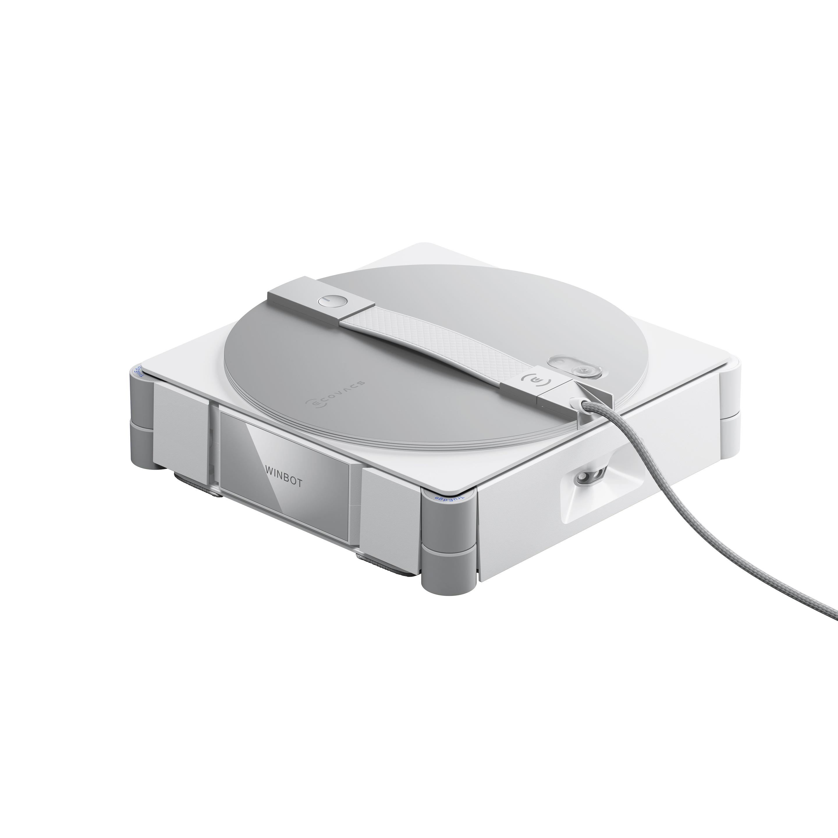 Robot de Limpeza de Vidros ECOVACS WINBOT W3 OMNI (Altura 7,6 cm - Prateado e Branco) — miniatura 10