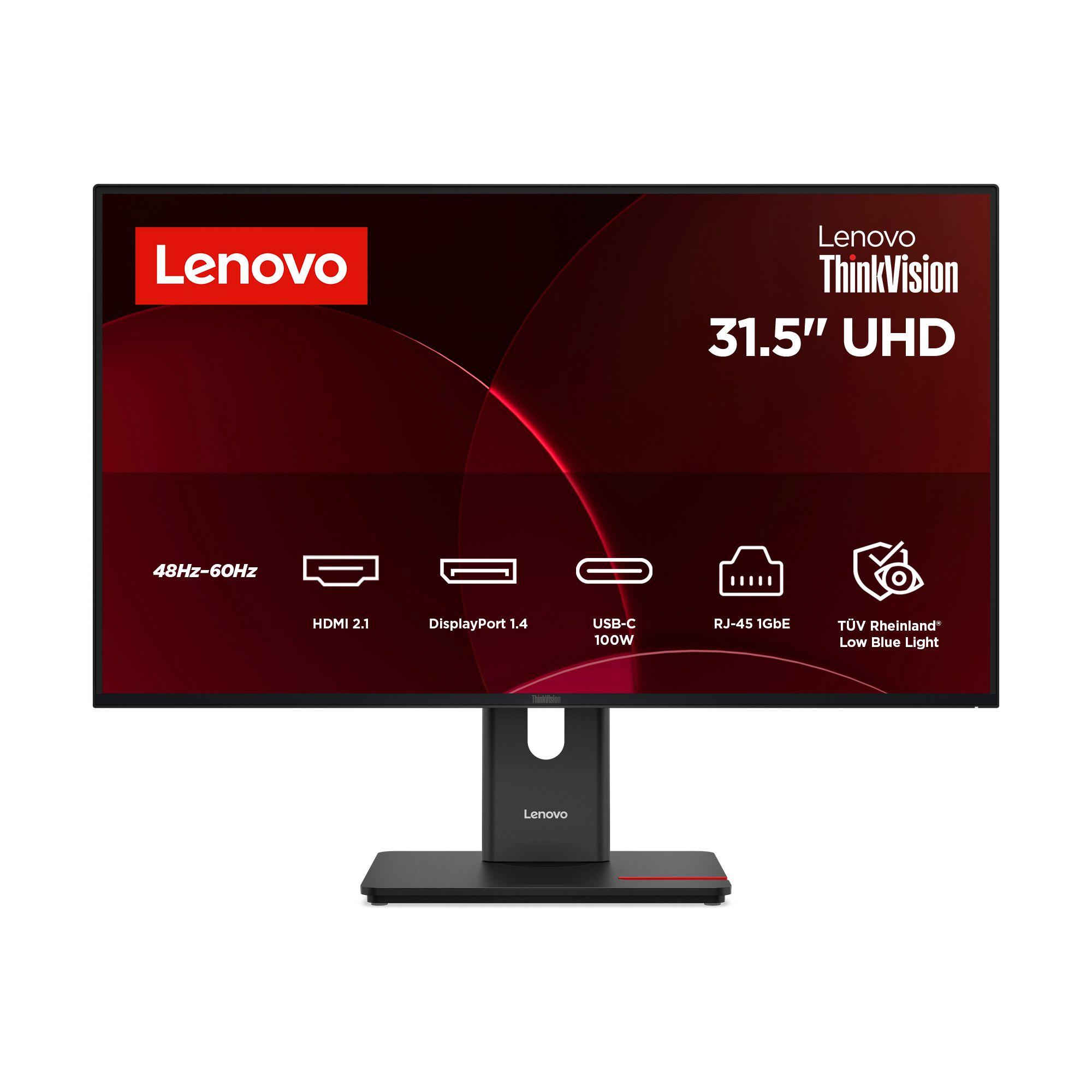 Monitor LENOVO ThinkVision T32UD-40 (31,5" - IPS - 60 Hz - Preto)