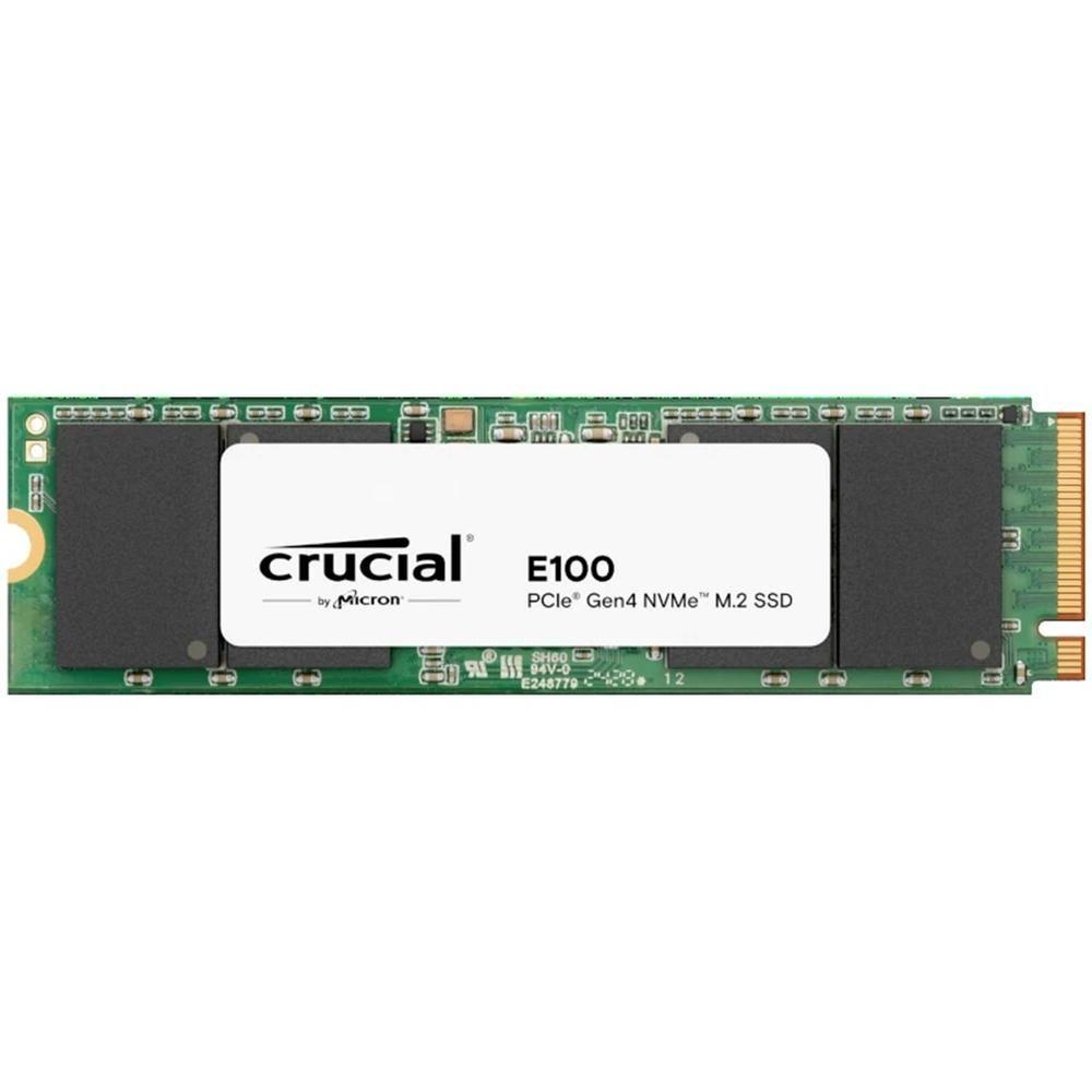 SSD Interno CRUCIAL E100 CT480E100SSD8 (480 GB - M.2 2280 - NVMe PCIe Gen4 x4 - Verde)