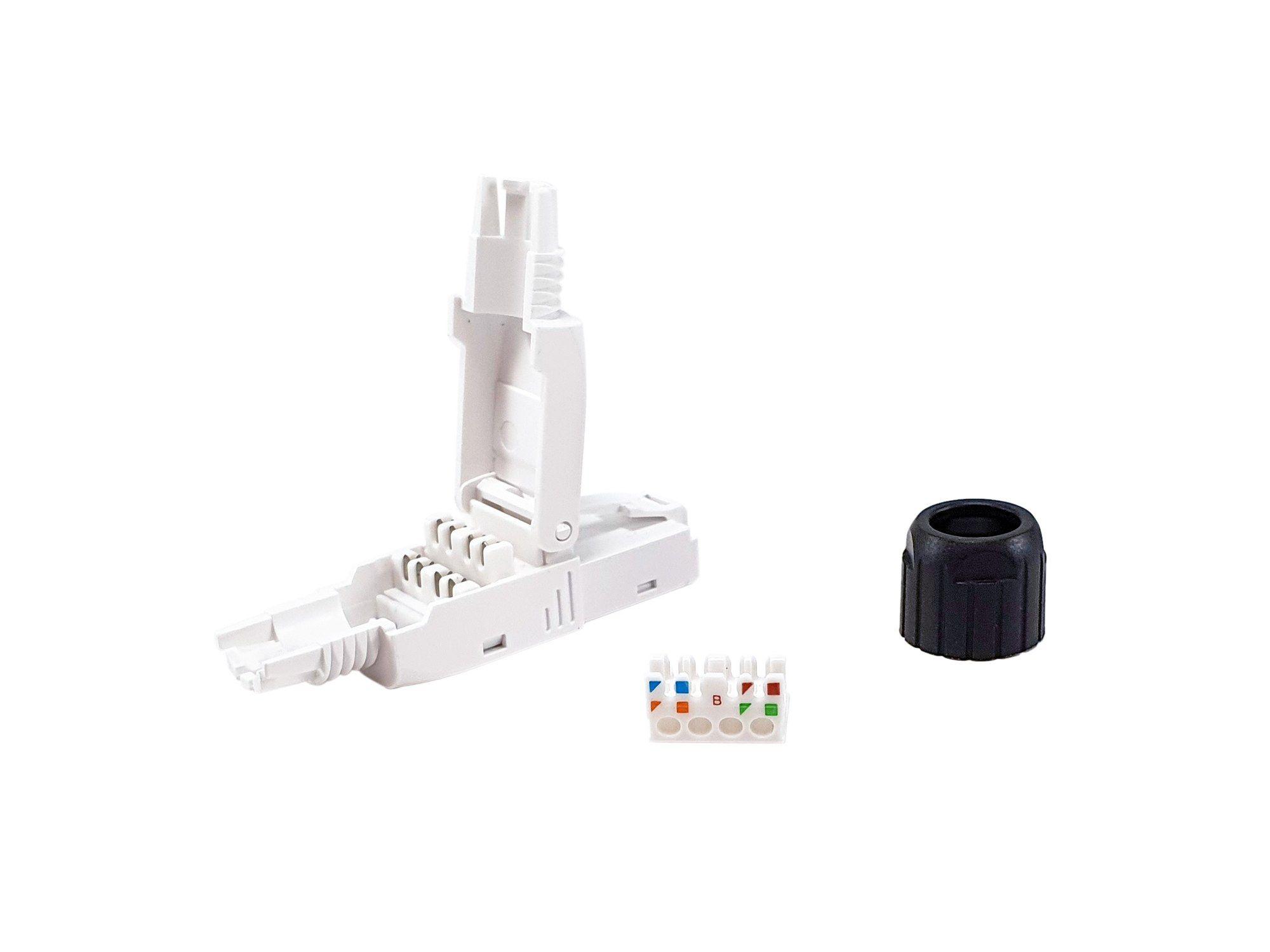 Conjunto de Conetores RJ45 EQUIP 121161 (Preto e Branco), miniatura 2