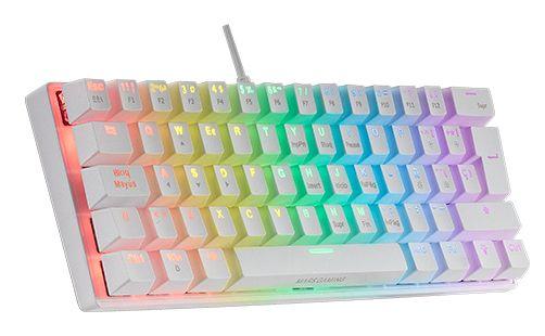 Teclado Gaming MARS GAMING MK60 (Italiano - Interruptor de chave mecânico - 60% - Branco) — miniatura 2