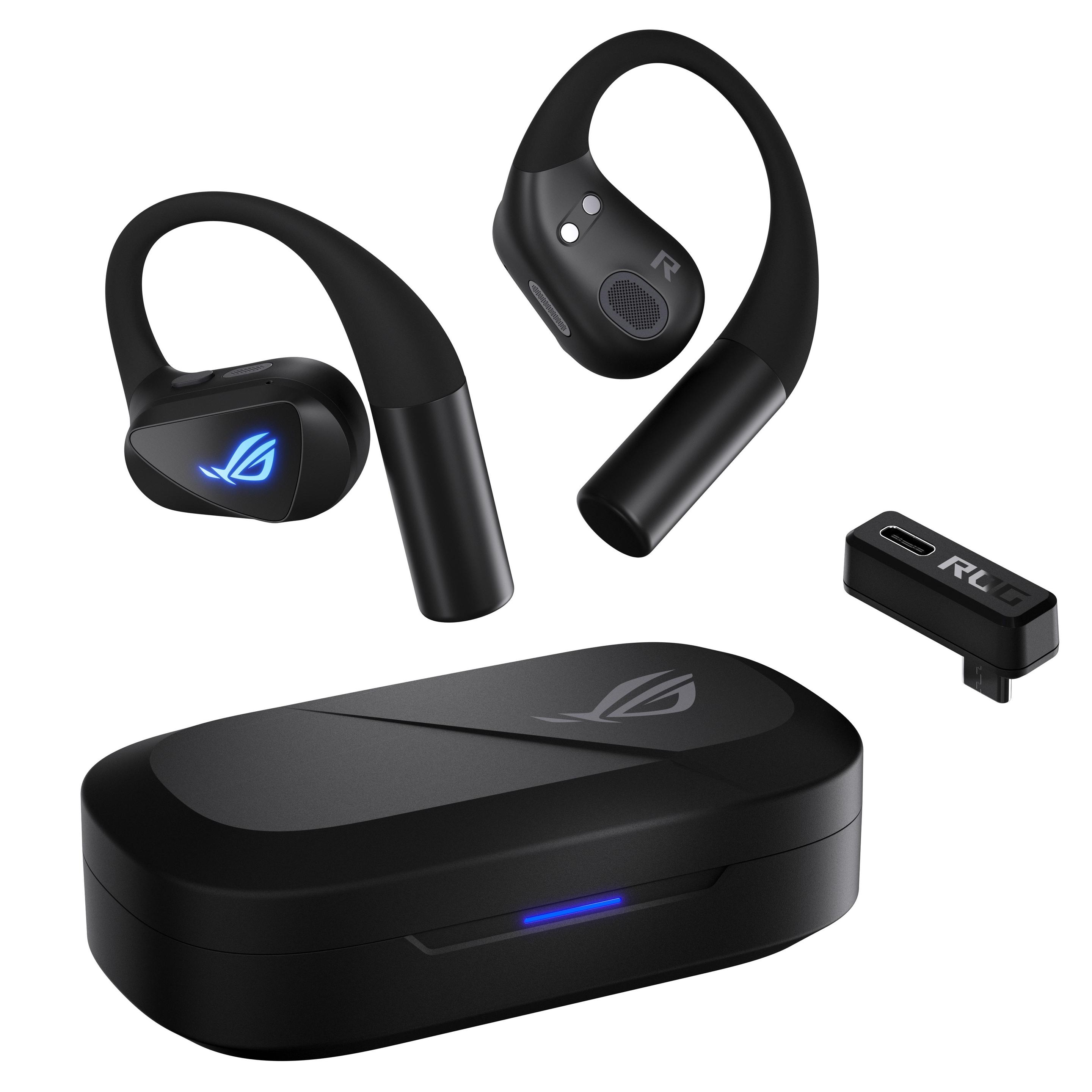 Headset Gaming ASUS ROG Cetra Open Wireless (Binaural - True Wireless Stereo - Condução De Ar - Preto) — miniatura 3