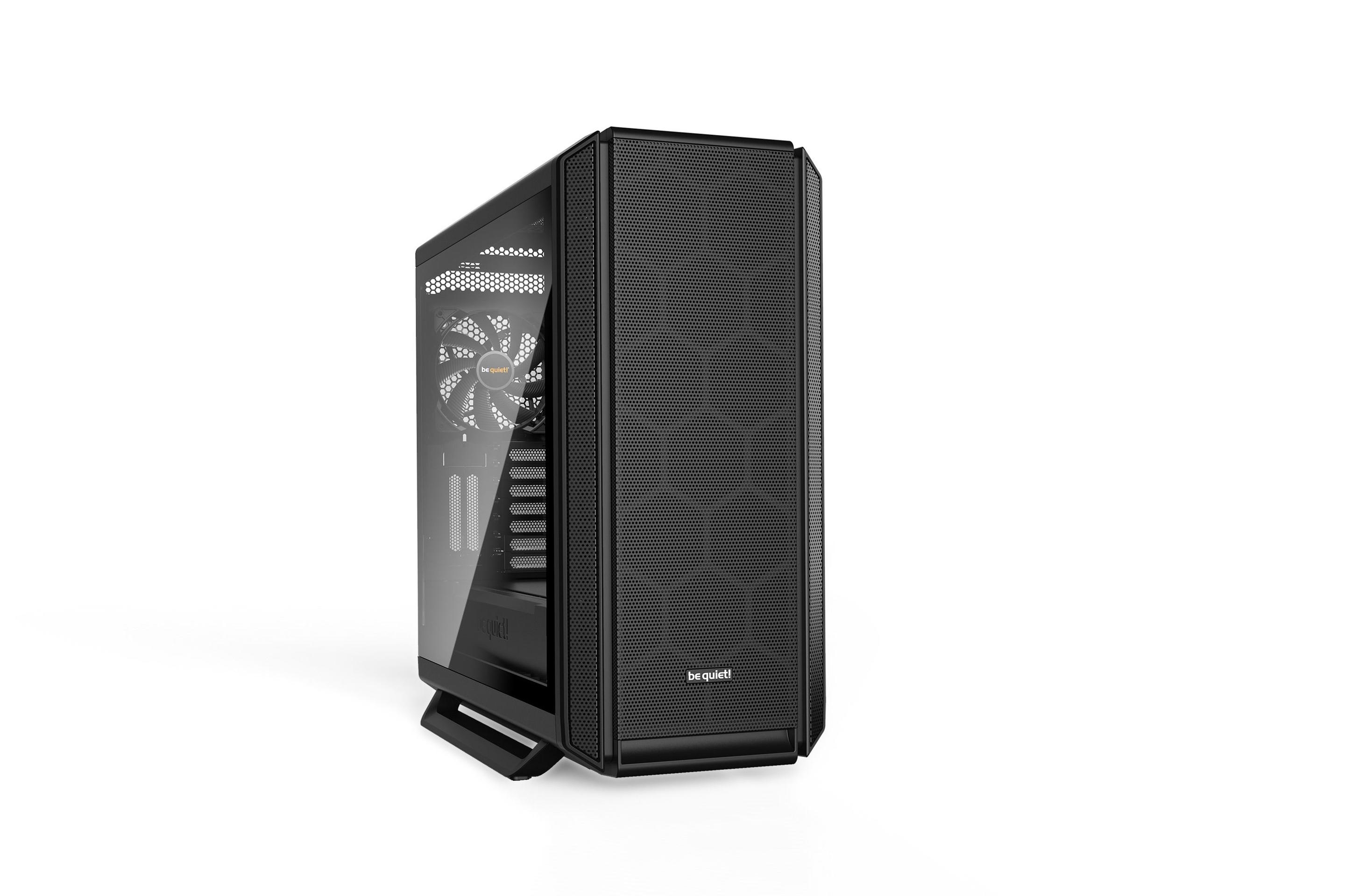 Caixa PC BE QUIET! Silent Base 802 Window (ATX, EATX, micro ATX, Mini-ITX - Midi Tower - 18,5 cm - Preto)