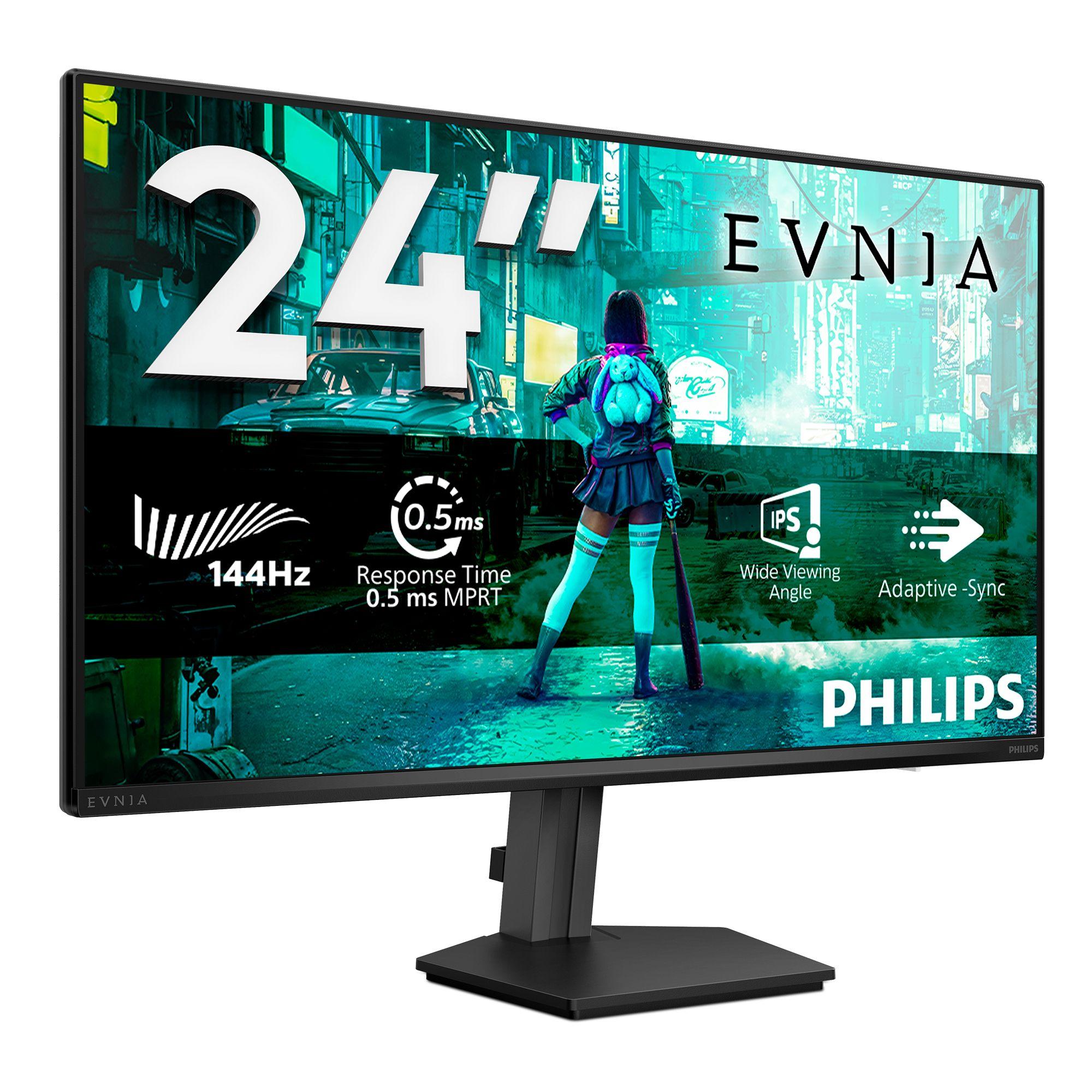 Monitor PHILIPS Evnia 3000 24M2N3200NF/00 (23,8" - IPS - 144 Hz - Preto), miniatura 3