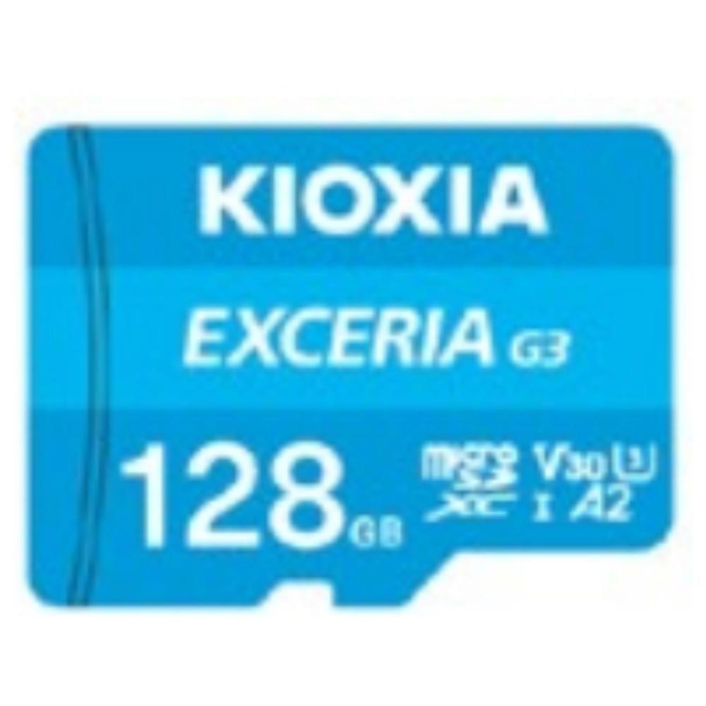 Cartão de Memória KIOXIA EXCERIA G3 128GB (128GB - Classe 10 - 160 MB/s - Azul)