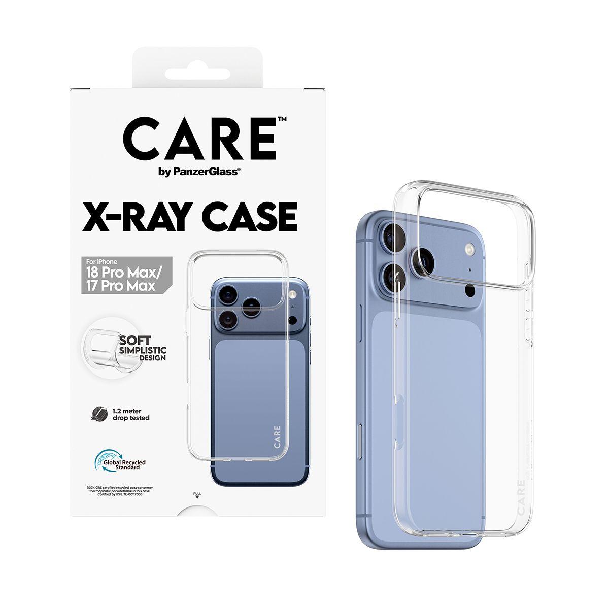 Capa para Telemóvel PANZERGLASS CARE X-Ray Case iPhone 17 Pro Max (Transparente), miniatura 5