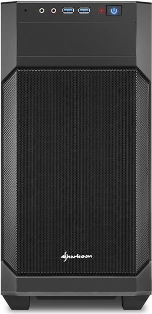 Caixa PC SHARKOON V1000 (Micro ATX, Mini-ITX - Mini Tower - Mini-ITX, Micro ATX - Preto)