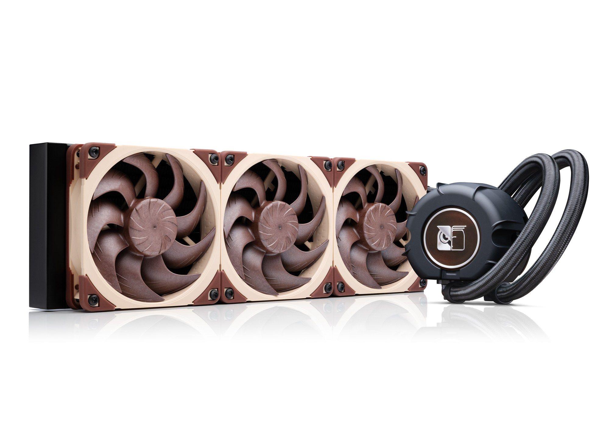 Water Cooler CPU NOCTUA NL-LC1-42 (140 mm - 1500 RPM - 4 pinos - Preto/Castanho)