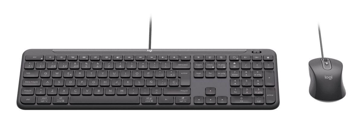 Conjunto de Teclado e Rato LOGITECH Signature Slim Combo MK620 for Business (Estados Unidos - Teclas tesoura - Tamanho completo - Grafite)