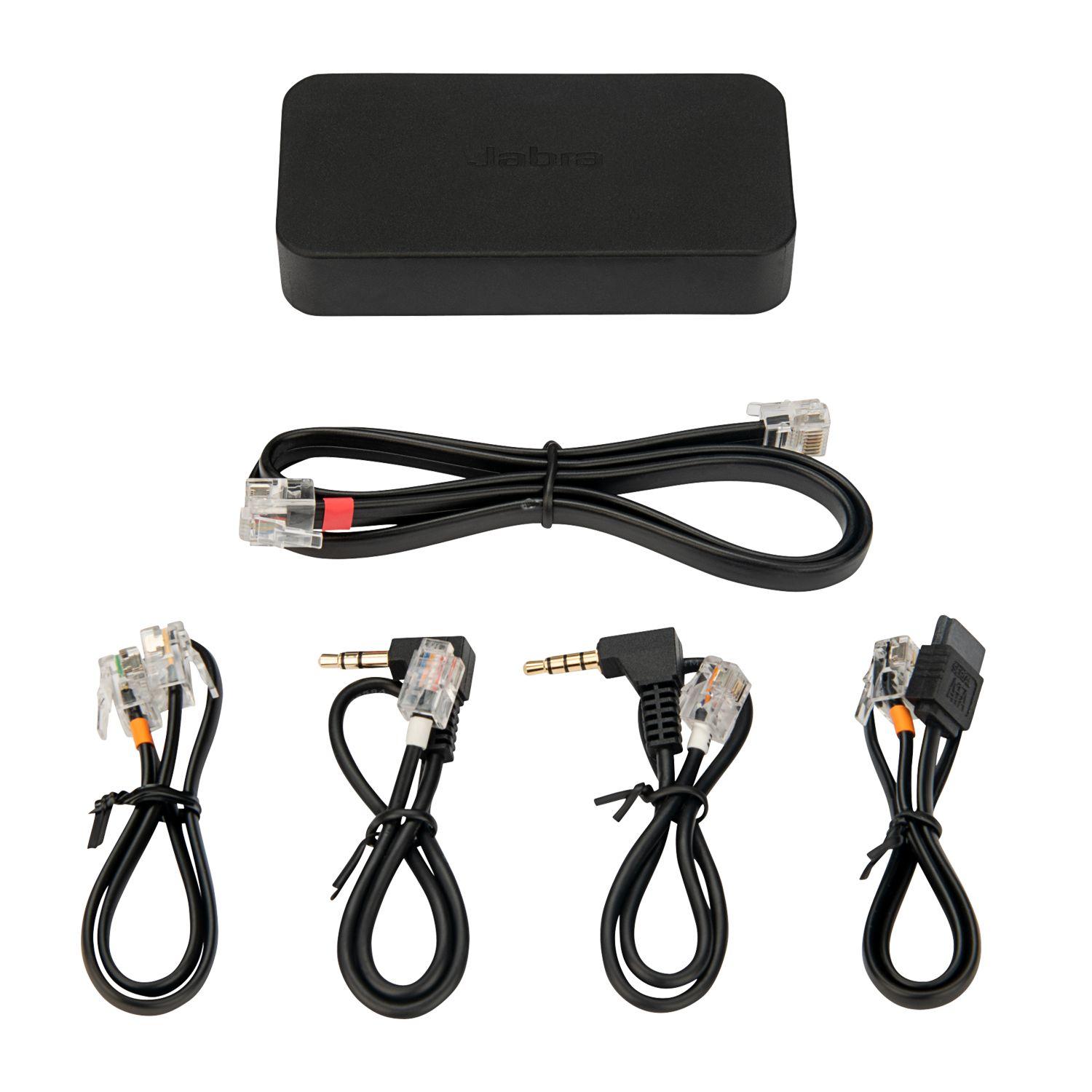 Cabo Adaptador EHS JABRA 14201-45 (Alcatel - Preto)