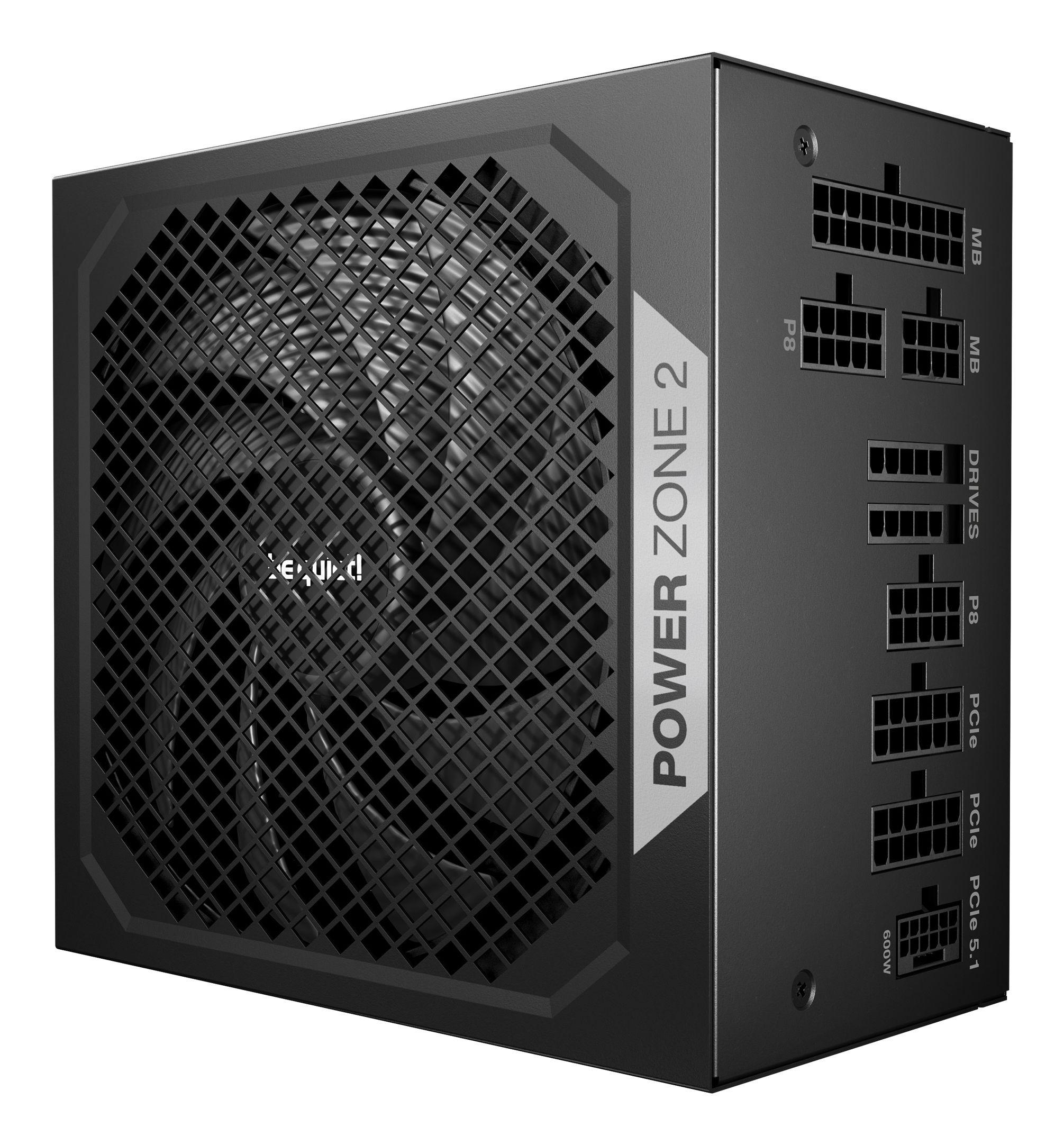 Fonte de Alimentação BE QUIET POWER ZONE 2 1000W (ATX - 1000 W - 80 Plus Platinum - Preto)