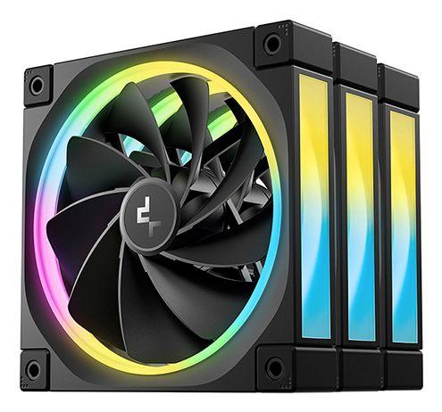 Ventoinhas para Caixa PC DEEPCOOL FL12R 3 IN 1 (1,8 W - Preto)