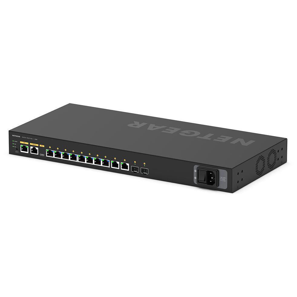 Switch NETGEAR GSM4212P (12 Portas - Gigabit Ethernet - 16 MB - Preto) — miniatura 2