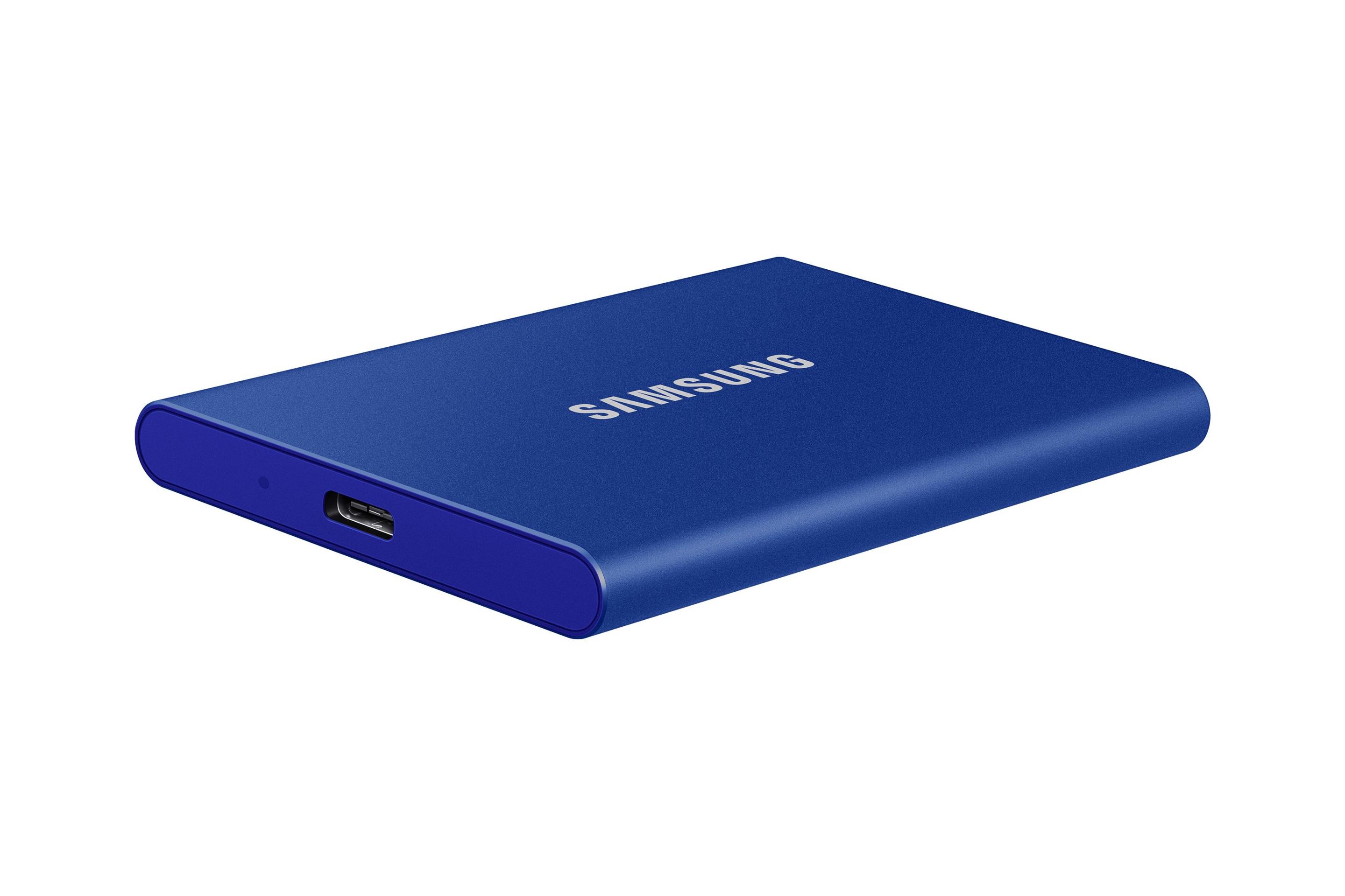 SSD SAMSUNG Portable SSD T7 (2 TB - USB 3.2 - Azul) — miniatura 4