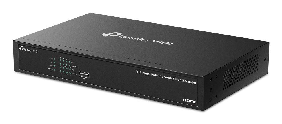 Gravador de Vídeo TP-LINK VIGI NVR1008H-8P (Preto), miniatura 3