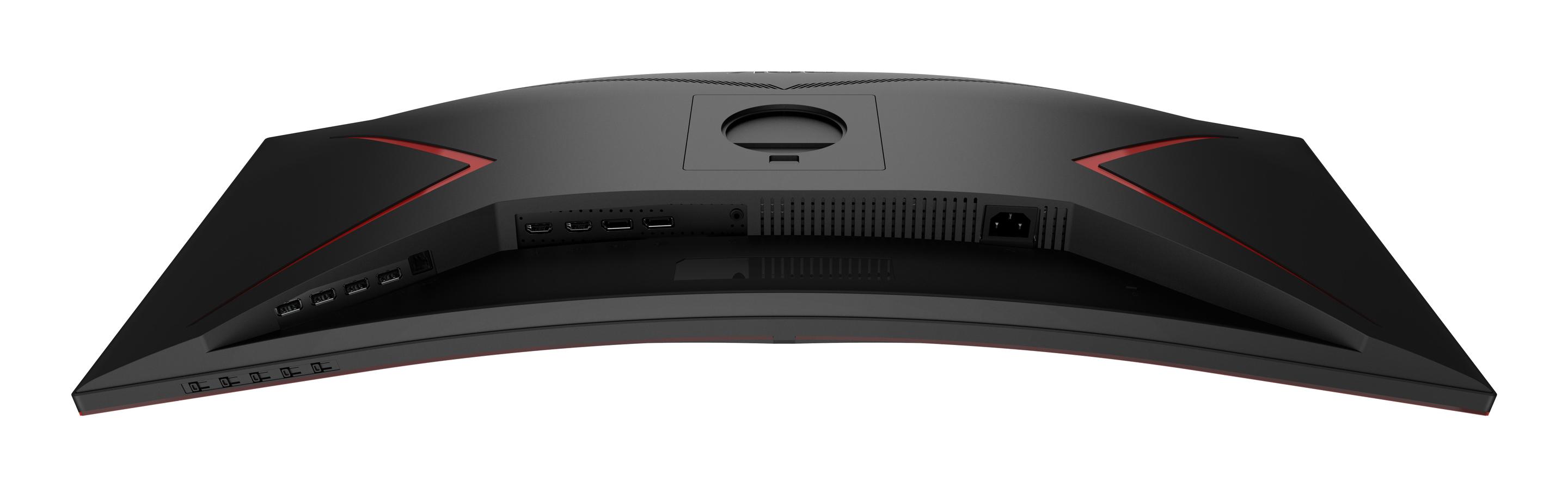 Monitor AOC CU34G2XP/BK (34" - VA - 180 Hz - Preto/Vermelho) — miniatura 8