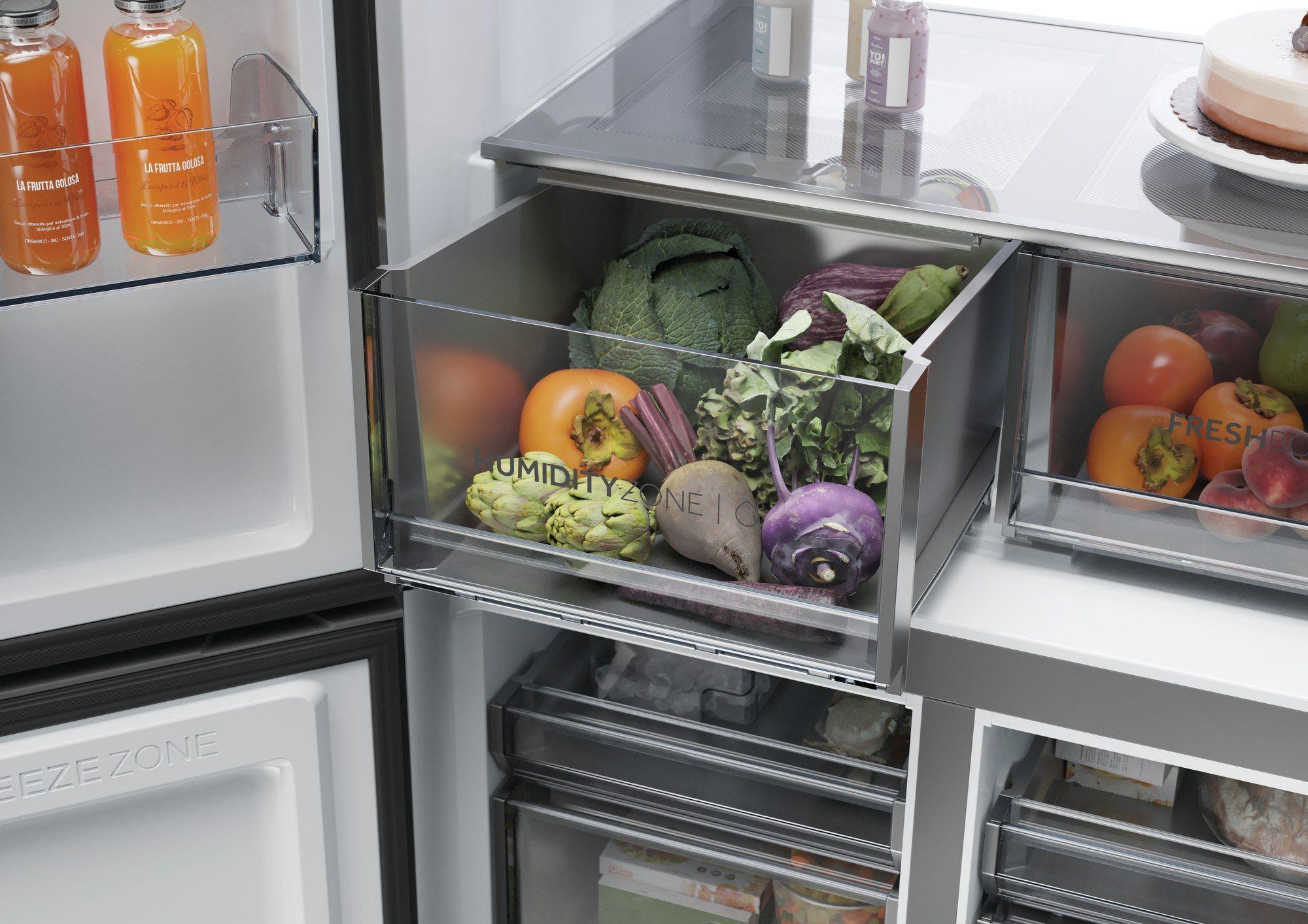 Frigorífico Americano Independente HAIER HCR79F19CNMD (642 L - 191x91x75 cm - Platina/Inox), miniatura 8