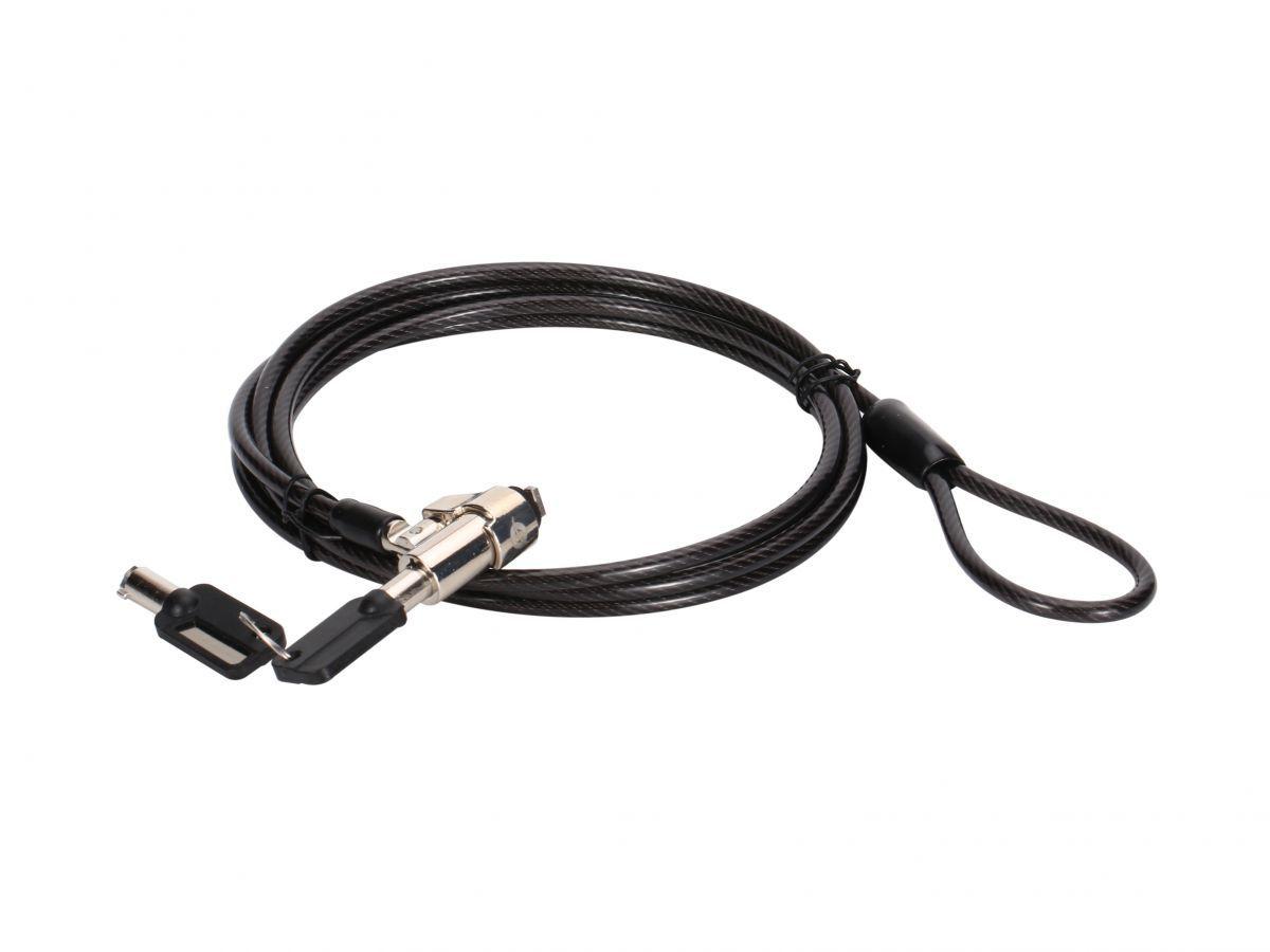 Cadeado de Segurança para Portátil CONCEPTRONIC CUSTODIO02BS (Computador portátil - chave - 1,8 m - Preto)