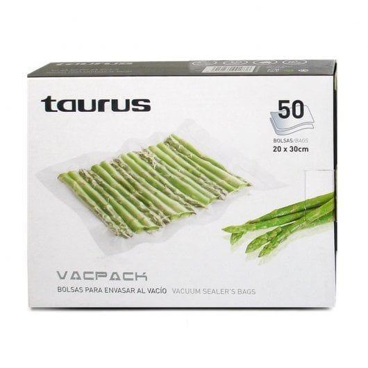 Sacos para Embaladora a Vácuo TAURUS 999261 (Branco)